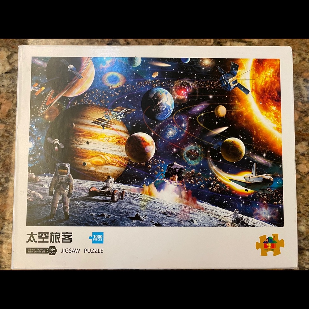 1000 piece SPACE puzzle